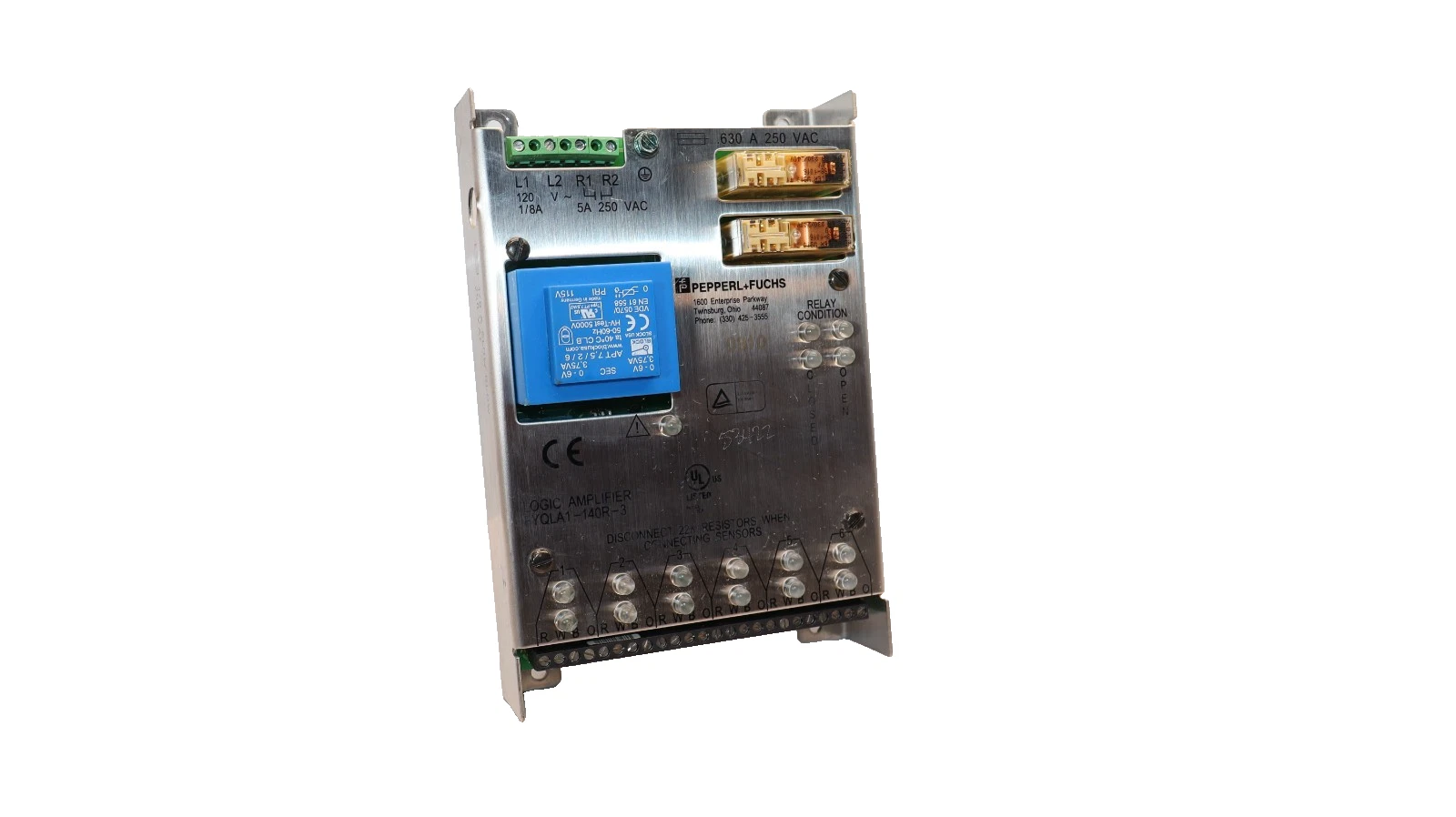 Used Pepperl + Fuchs FYQLA1-140R-3 , FYQLA1140R3 Logic Amplifier
