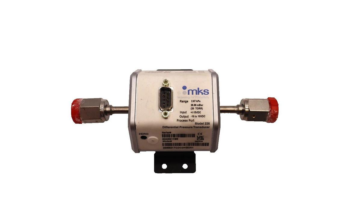 Used MKS 226 , 226B21TCDCDKB2A1 2.67kPa Differential Pressure Transducer *NOS*