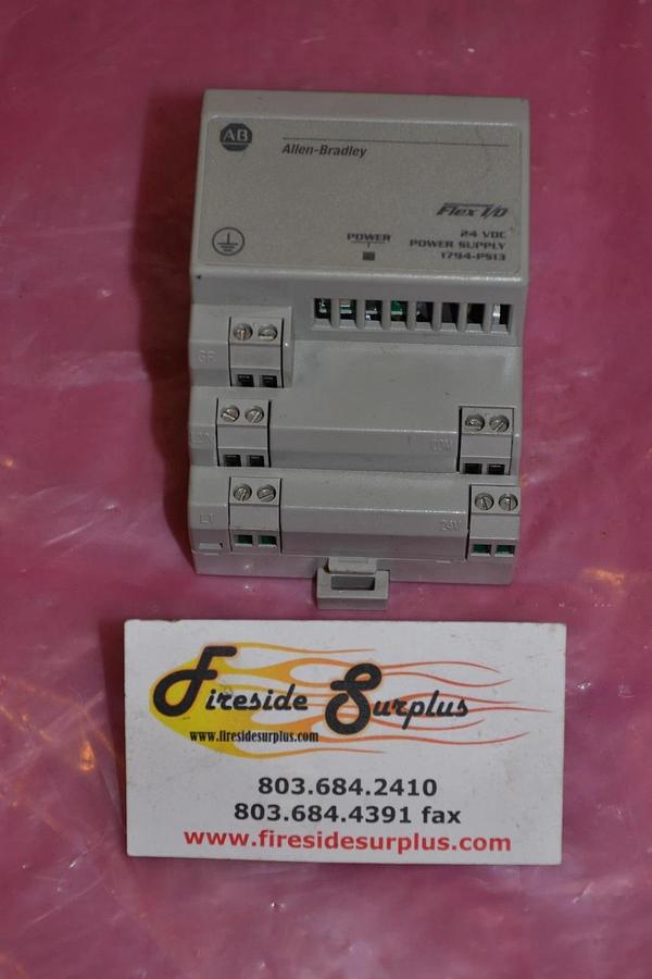 Used Allen Bradley Power Supply 1794-PS13 1794 PS13 1794PS13 Ser. A 95709102 REV. A01