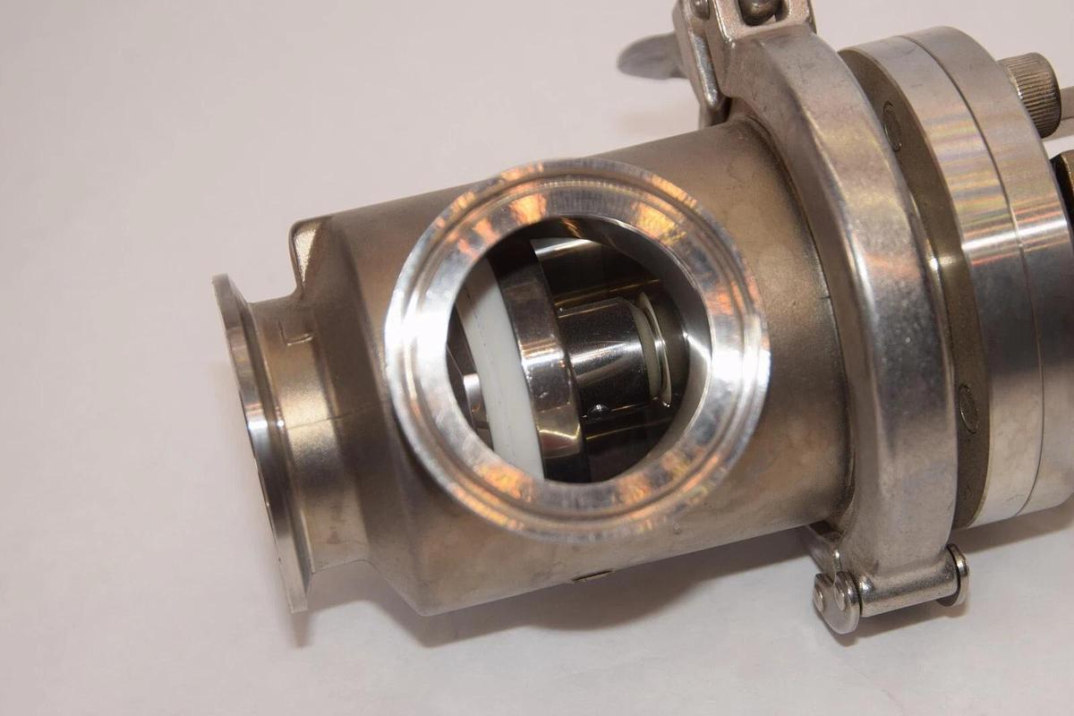 (NEW) 1-3/4" Stainless SS Sanitary Valve