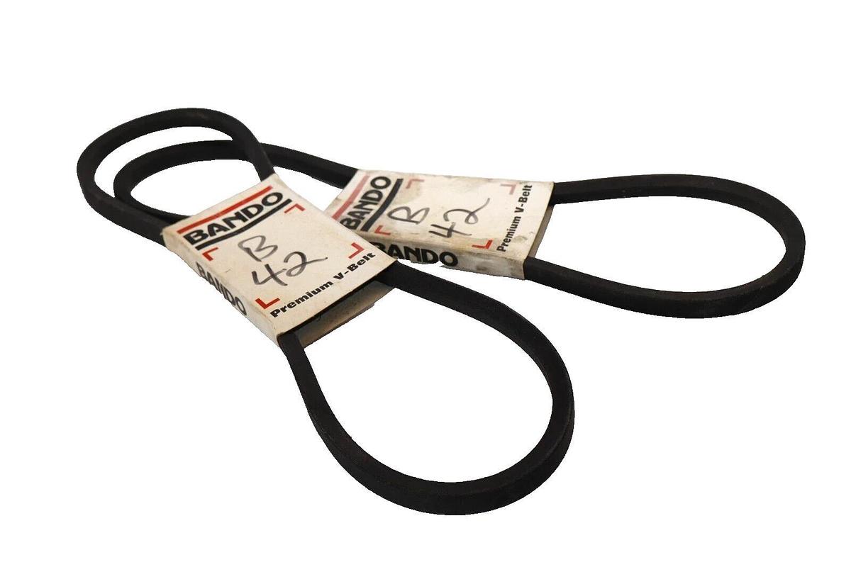 (NEW - Lot of 2) BANDO B-42 B42 Power King Ban/Set V-Belt