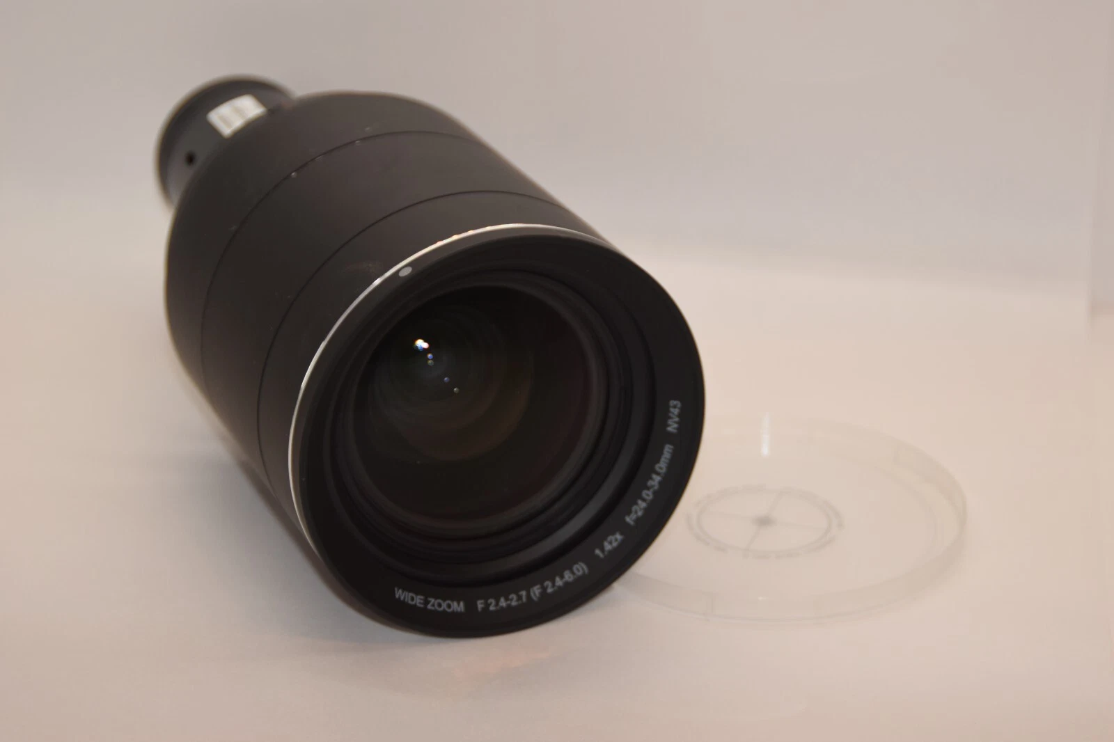 Used BARCO NV43 F2.4-2.7 (F2.4-6.0) F=24.0-34.0mm Wide Zoom Projector Lens NV 43