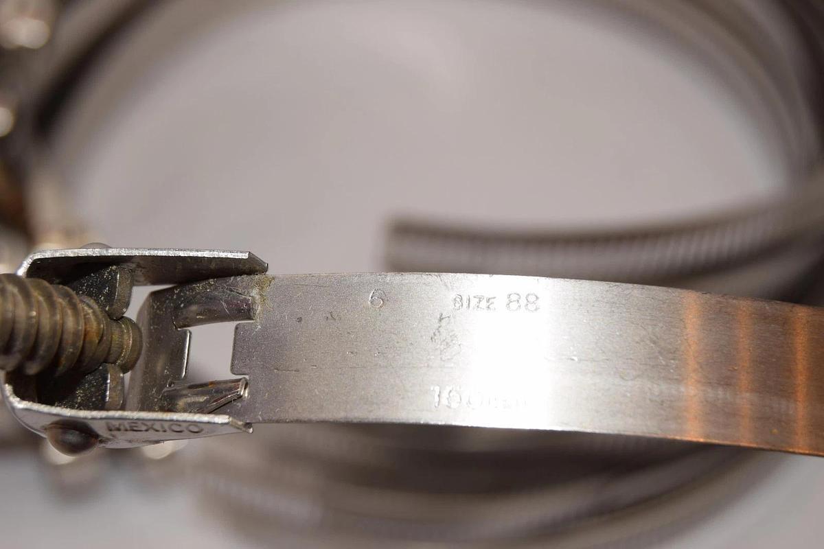 Used Ideal Snaplock Size 88 , 150mm Stainless Steel Hose Clamp (Lot of 31)