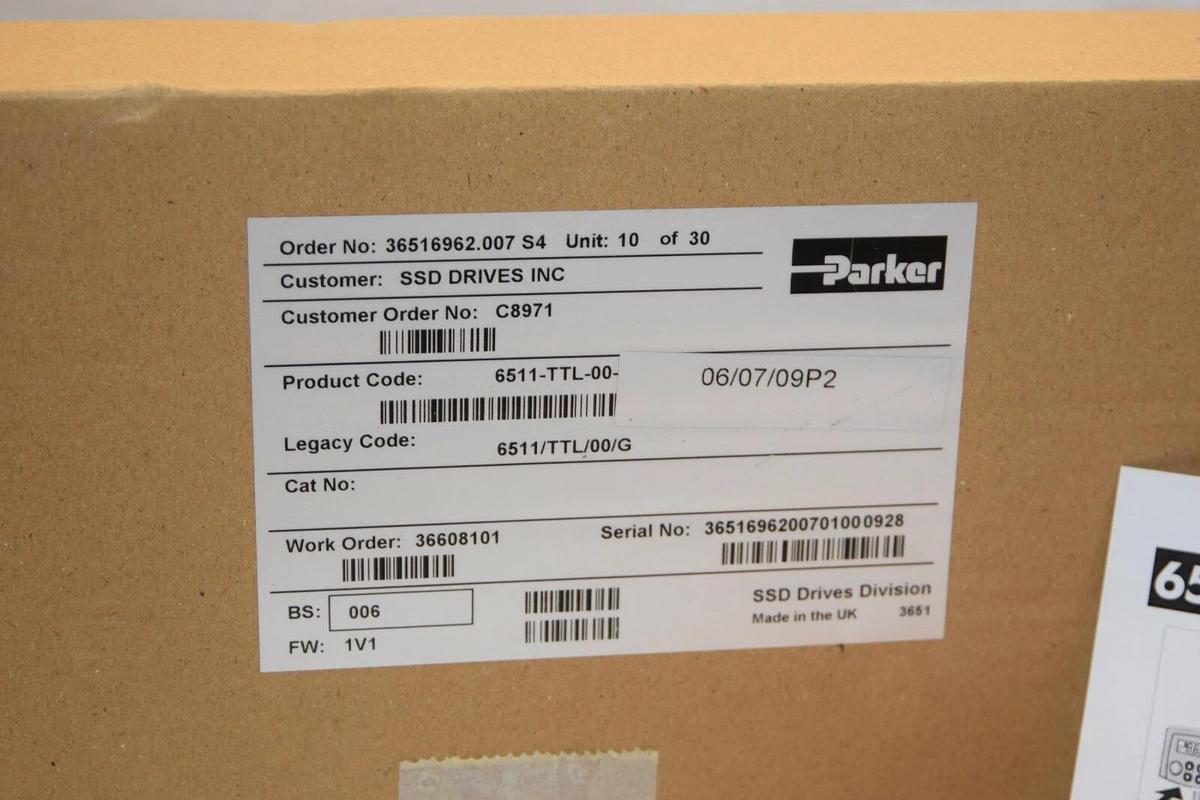 PARKER SSD 6511 Keypad Display 6511-TTL-00-G 6511TTL00G