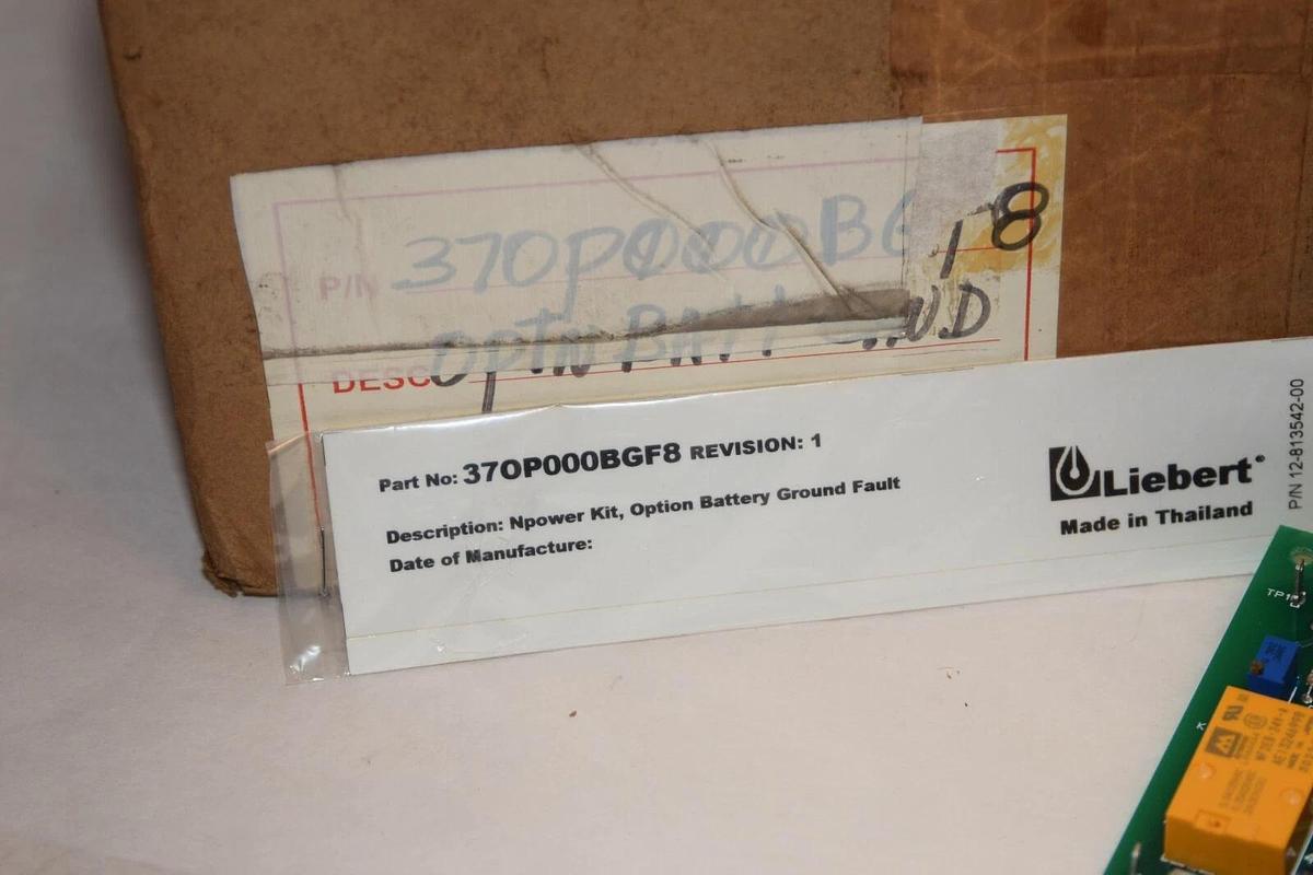 (NEW) EMERSON / LIEBERT 02-792221-00 370P000BGF8 Ground Fault Detector Board