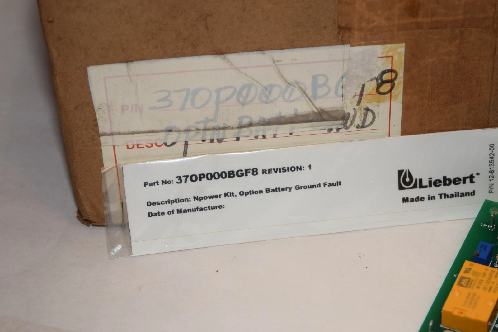 (NEW) EMERSON / LIEBERT 02-792221-00 370P000BGF8 Ground Fault Detector Board