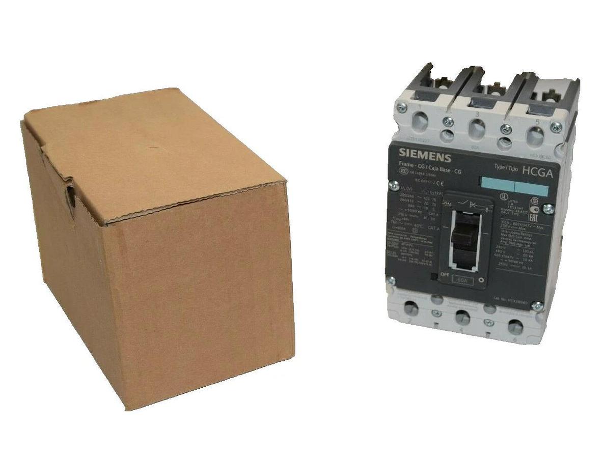Siemens HCGA 60A 60 Amp A Breaker HCX3B060 3VL1106-2KM30-0AA0 (NEW Takeout)