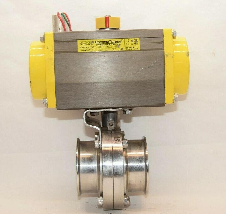 (NEW) COMPAC TORQUE 3TS Actuator Size 50 Spring Set 6 Size 3" Sanitary Valve