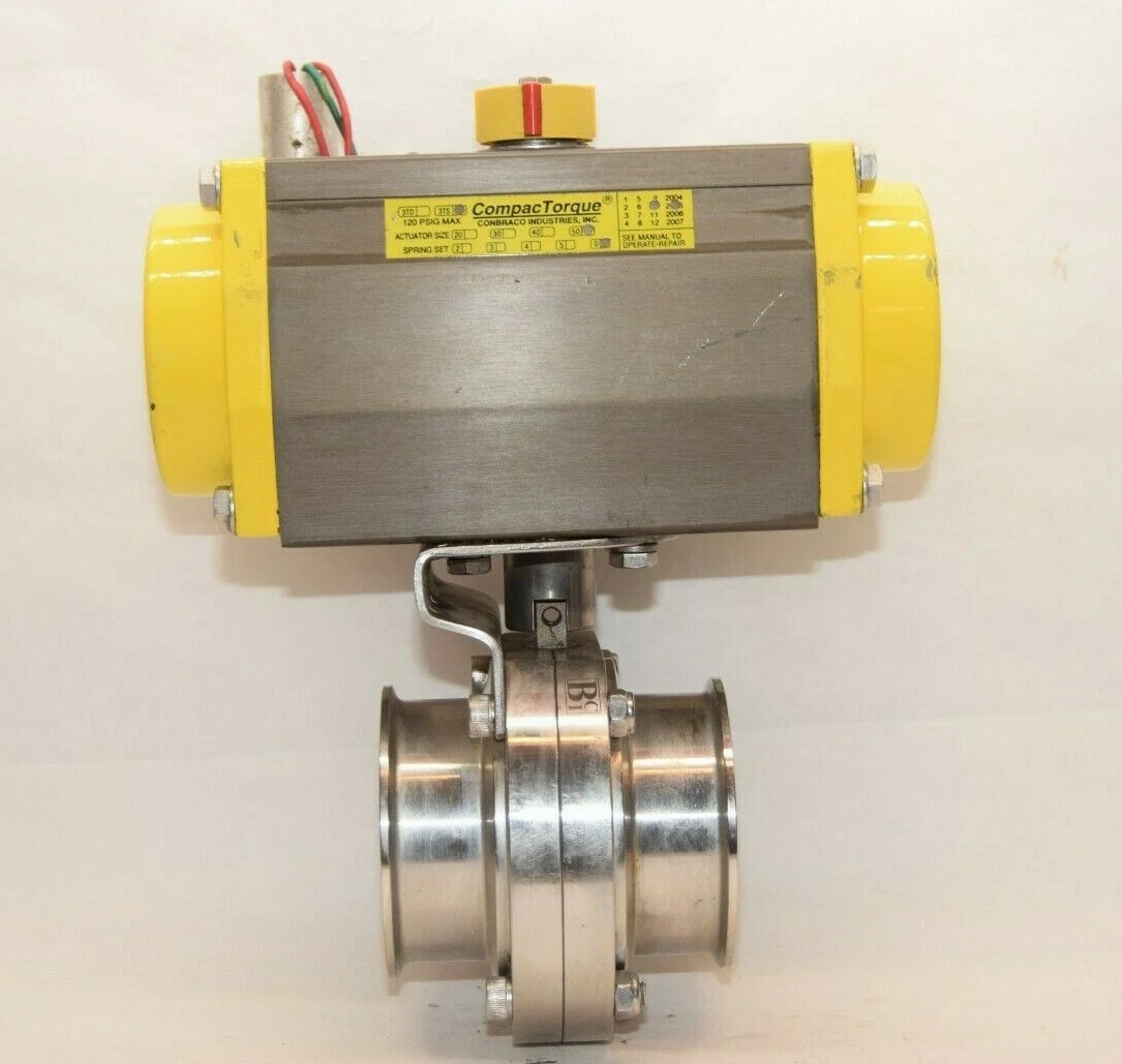 (NEW) COMPAC TORQUE 3TS Actuator Size 50 Spring Set 6 Size 3" Sanitary Valve