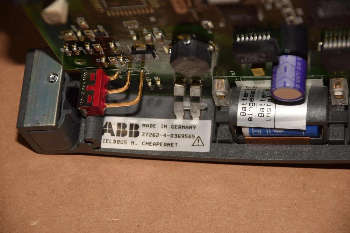 Used ABB 10Base2 Fieldbus cheaernet 37262-4-0369565 Freelance 2000 AC Ethernet Module
