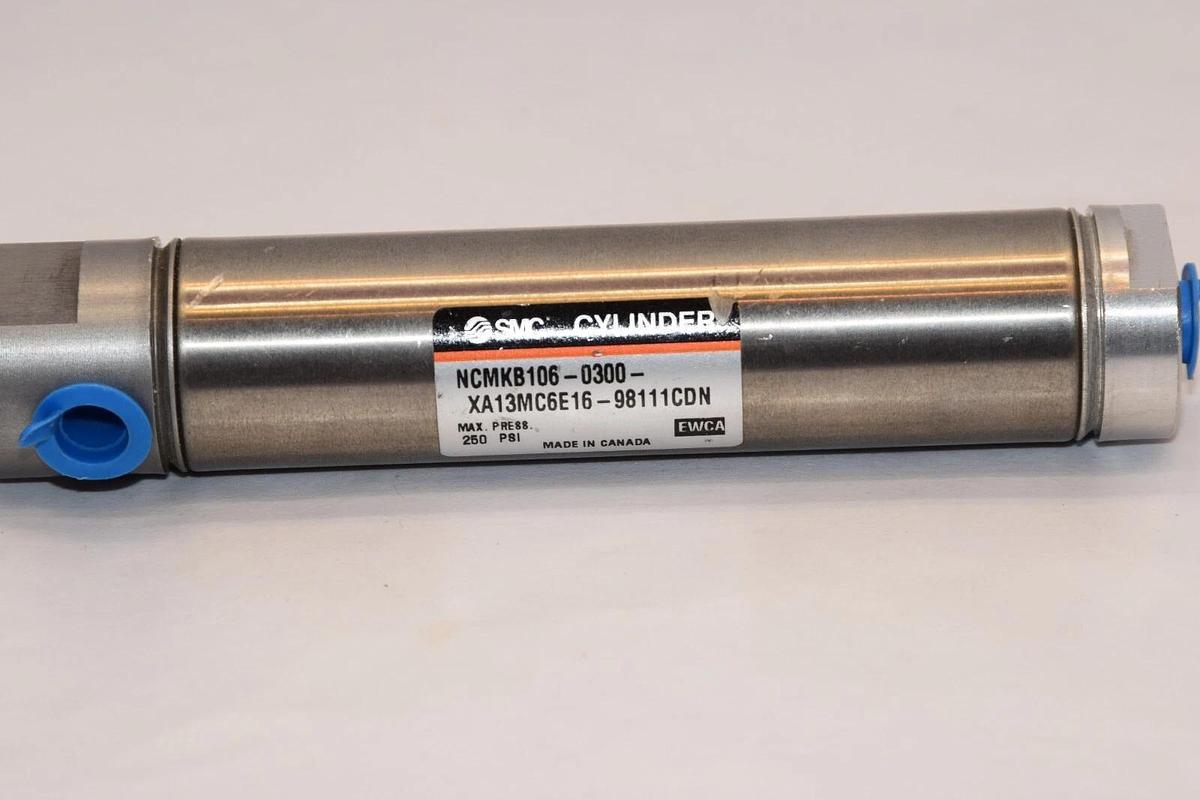 (NEW) SMC NCMKB106-0300-XA13MC6E16-98111CDN 250psi Air Cylinder