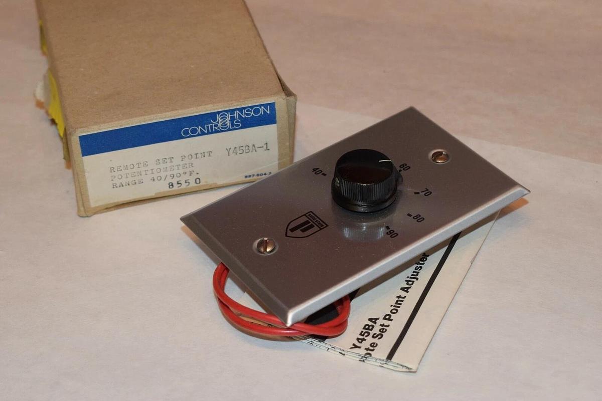 NEW JOHNSON CONTROLS Y45BA-1 REMOTE SET POINT POTENTIOMETER  CONTROL