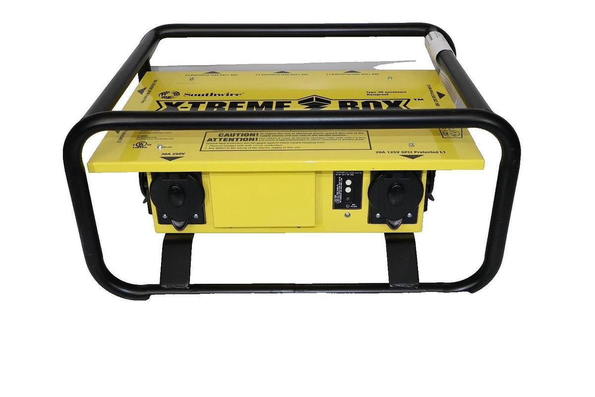 Southwire X-Treme Power Distribution Box 8706UGCX 50A 6-Circ 125/250v (New) 811409020137