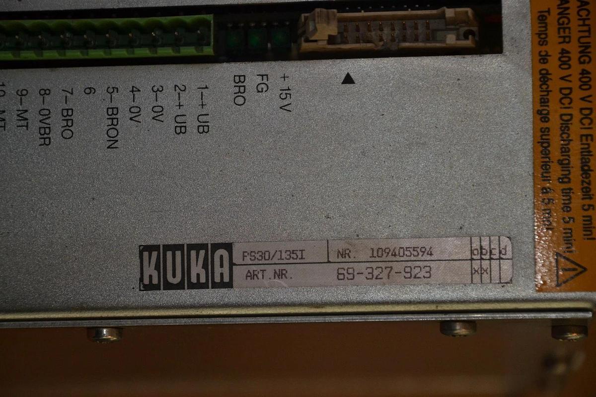 Used KUKA POWER SUPPLY PS30/135I PS30 135I PS30135I 69-327-923 109405594
