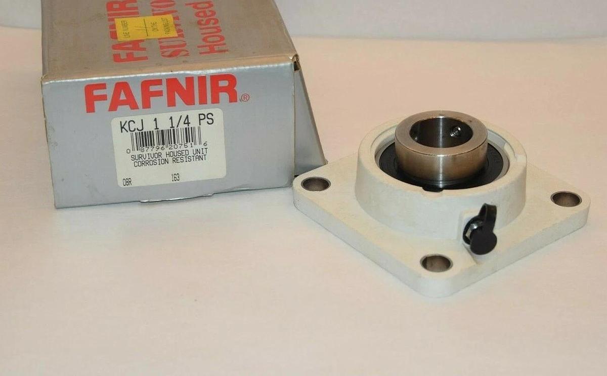 (NEW) FAFNIR KCJ 1-1/4PS KCJ1-1/4PS 1-1/4" Ball Bearing Flange Unit