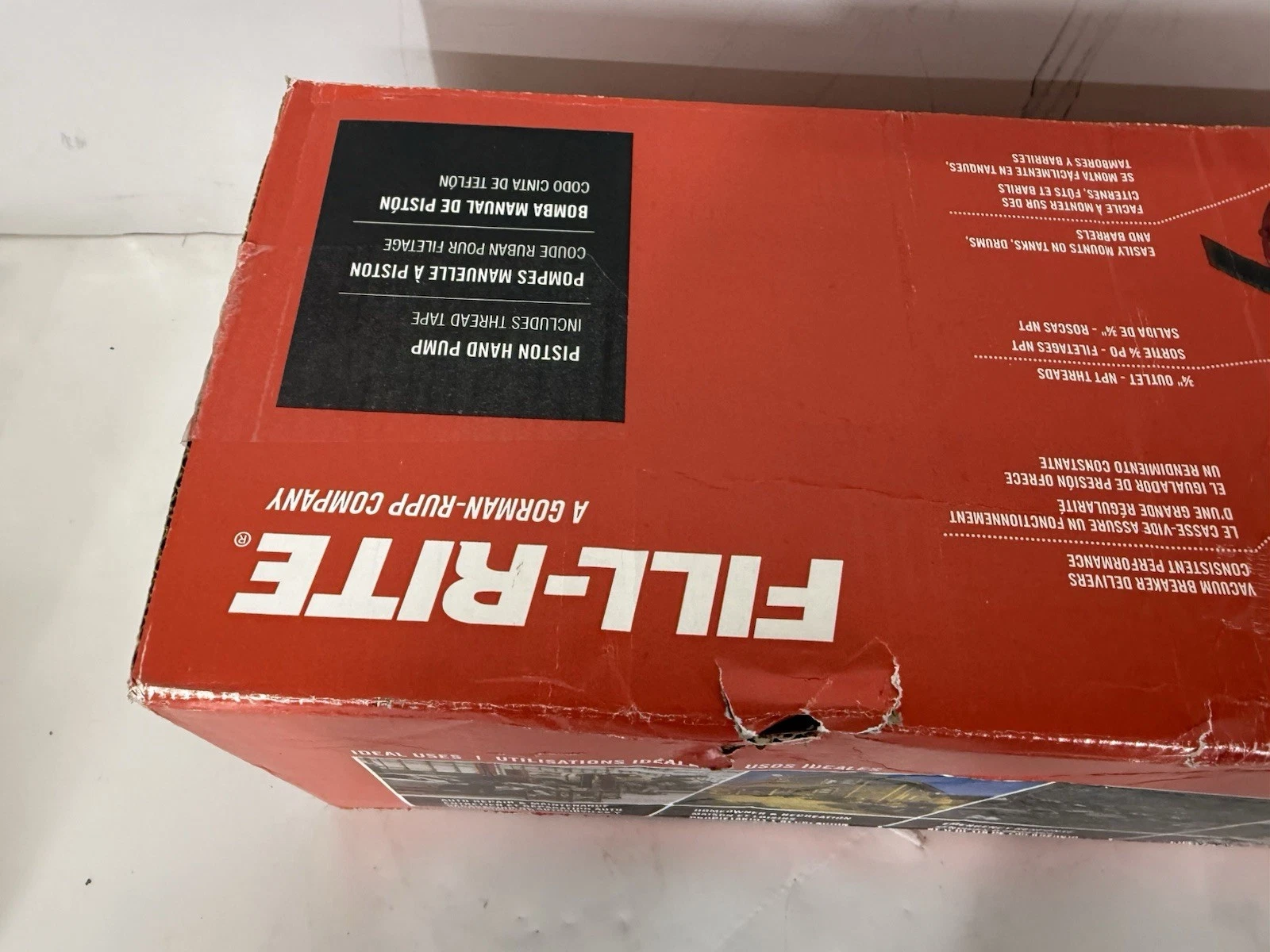 Fill-Rite FillRite 5200 Series Piston Hand Pump Hose & Nozzle FR152 20Gal (NEW)