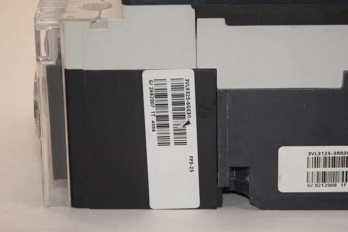 Used SIEMENS 3VL3125-2GE33-0AA0 CIRCUIT BREAKER 600V 250 Amp 3P HFX3P250 HFGA