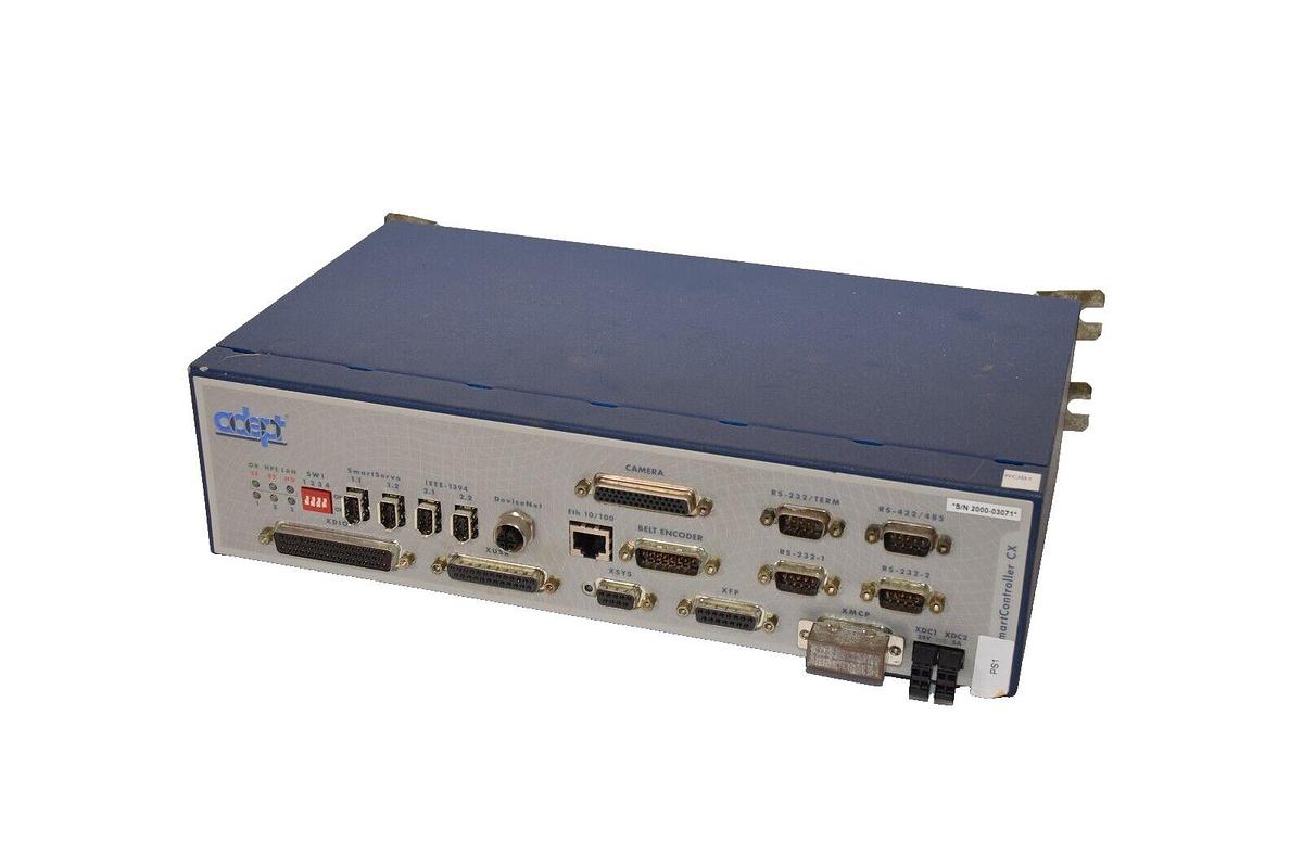 Used ADEPT 20000-310 SmartController CX Rev K Robot Controller W/ 30mb Memory Card