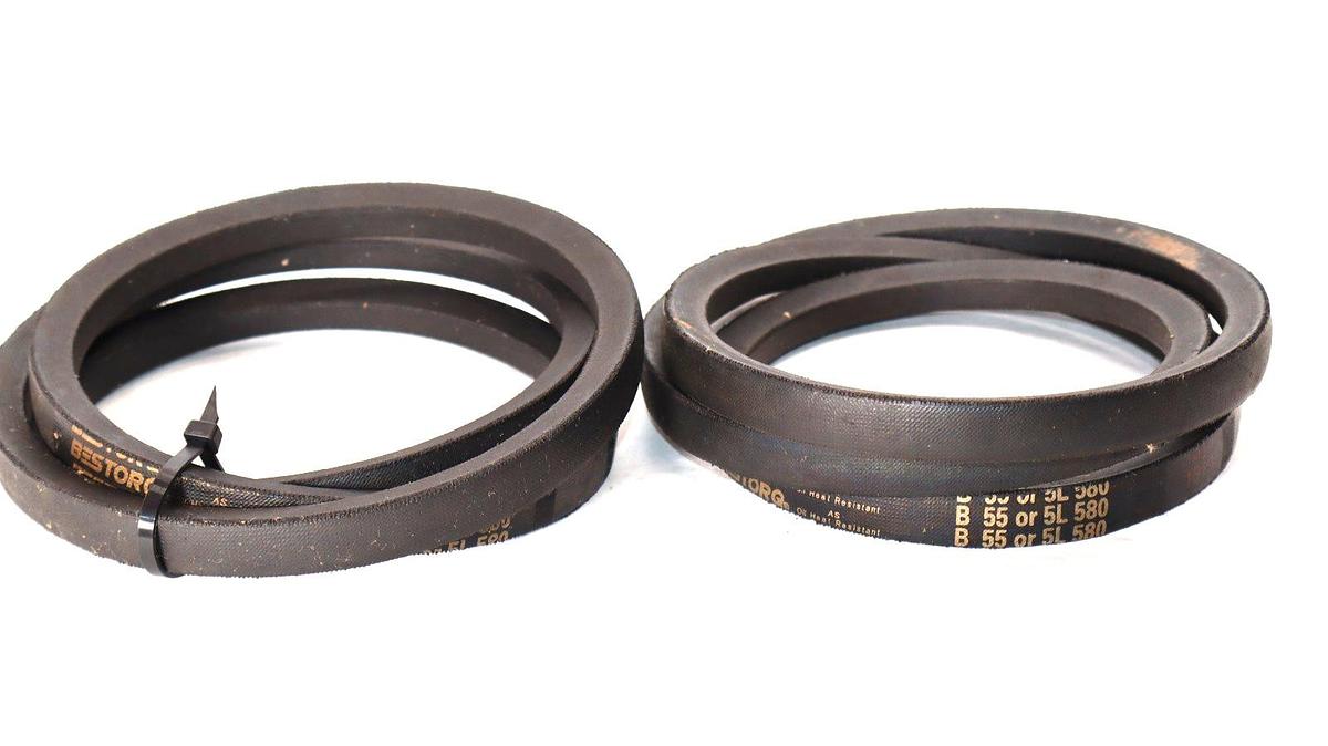 (NEW - Lot of 2) BESTORQ B55 , B-55 , 5L580 V-Belt
