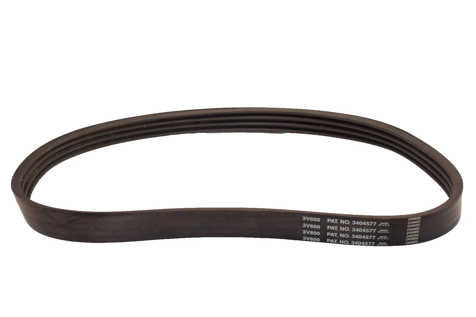 (No name) 4-Ribbed V-Belt 4/3V600 3V600/4 4-3V600 3V600 456D Made in USA (NEW)