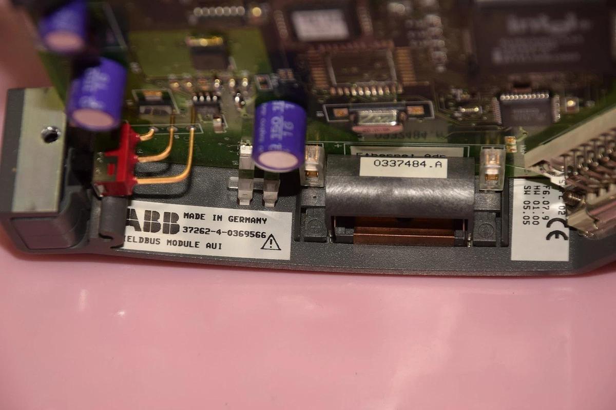 Used ABB DFE02 Feldbus Module AUI 37262-4-0369566 DFE 02, 0369566 0022 00
