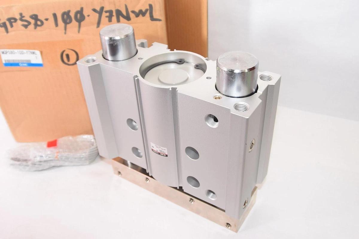 (NEW) SMC MGPS80-100-Y7NWL 1.0MPa Compact Guided Pneumatic Cylinder