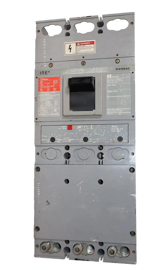 Used Siemens ITE I-T-E Sentron Breaker CJD63B400 400A 400 Amp 600v CJD6 3p 400a Trip