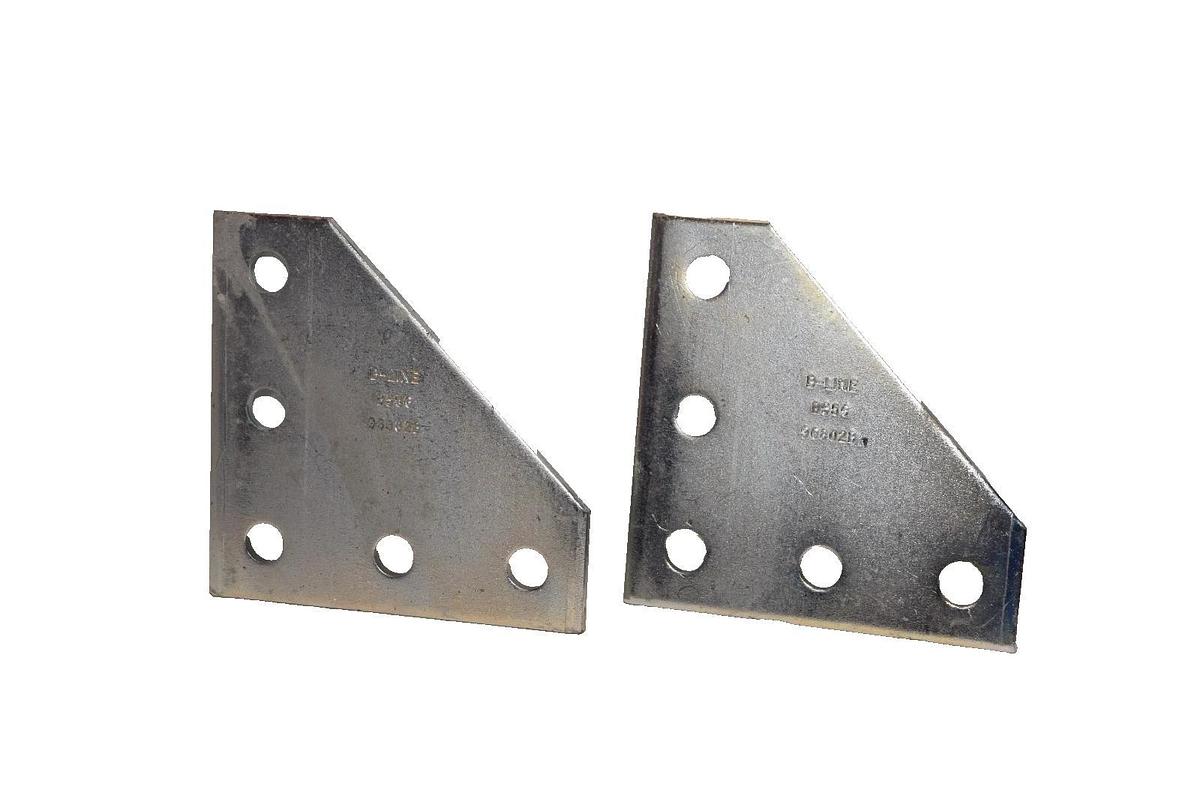 B-Line B556 5-Hole Corner Gusset Plate (New - Lot of 2)