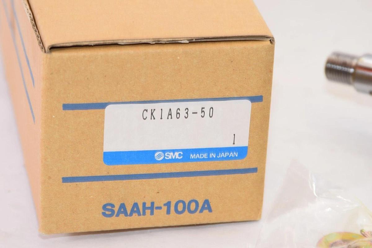 (NEW) SMC CK1A63-50 1.0MPa 145psi Pneumatic Clamp Cylinder
