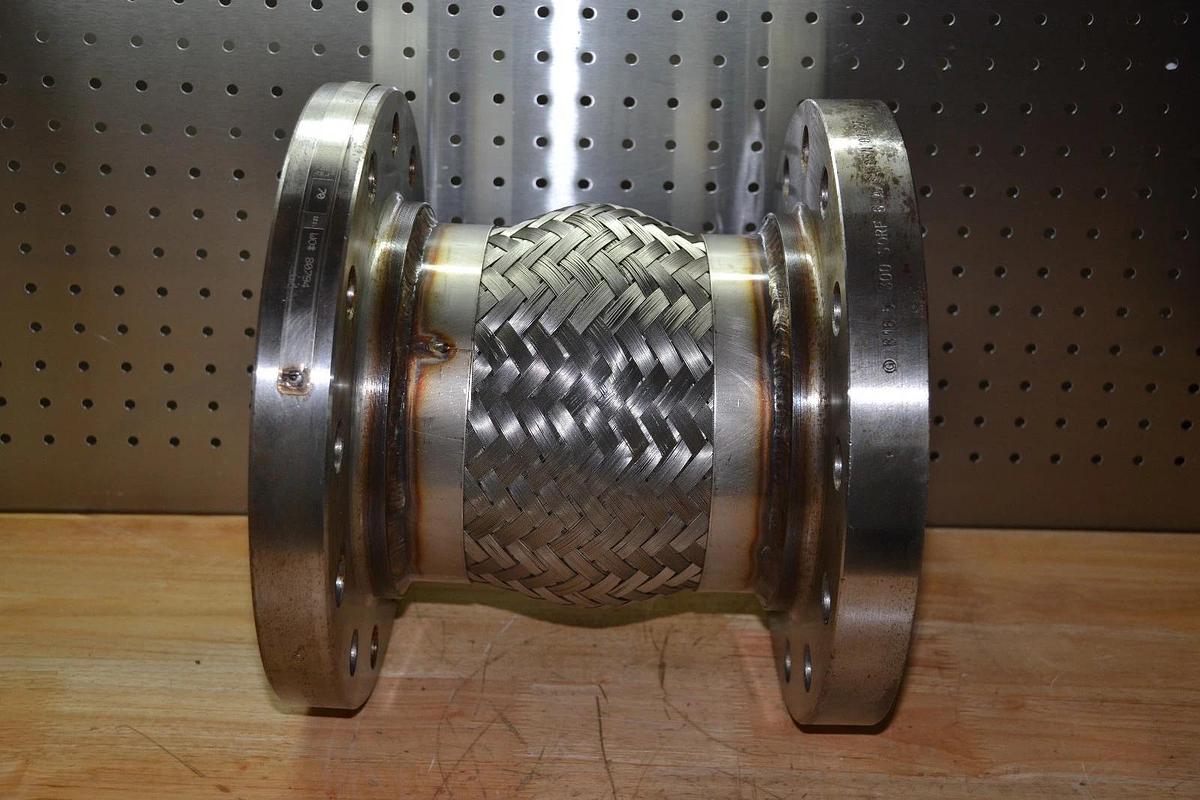 Senior Flexonics 6"x12" Expansion Joint Stainless Steel Flex  6" Flow 12" flange