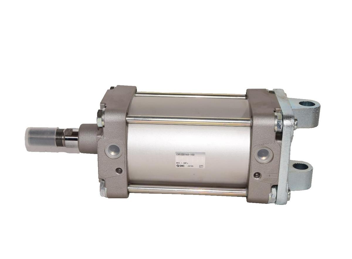 (NEW) SMC C95SDD160-150 , C95SDD160150 , 1.0MPa Pneumatic Cylinder