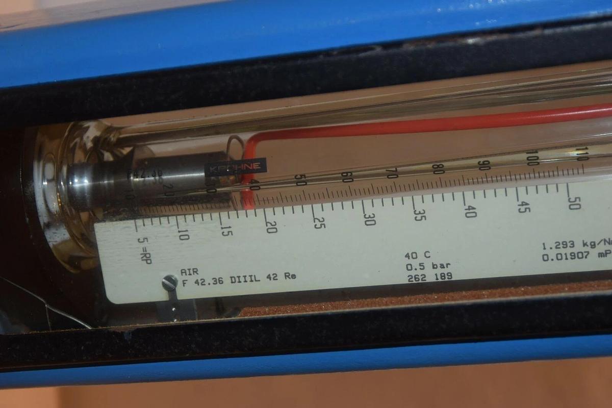 NEW KROHNE SCFM 1-3/4" PORT BLOCK STYLE INLINE FLOWMETER