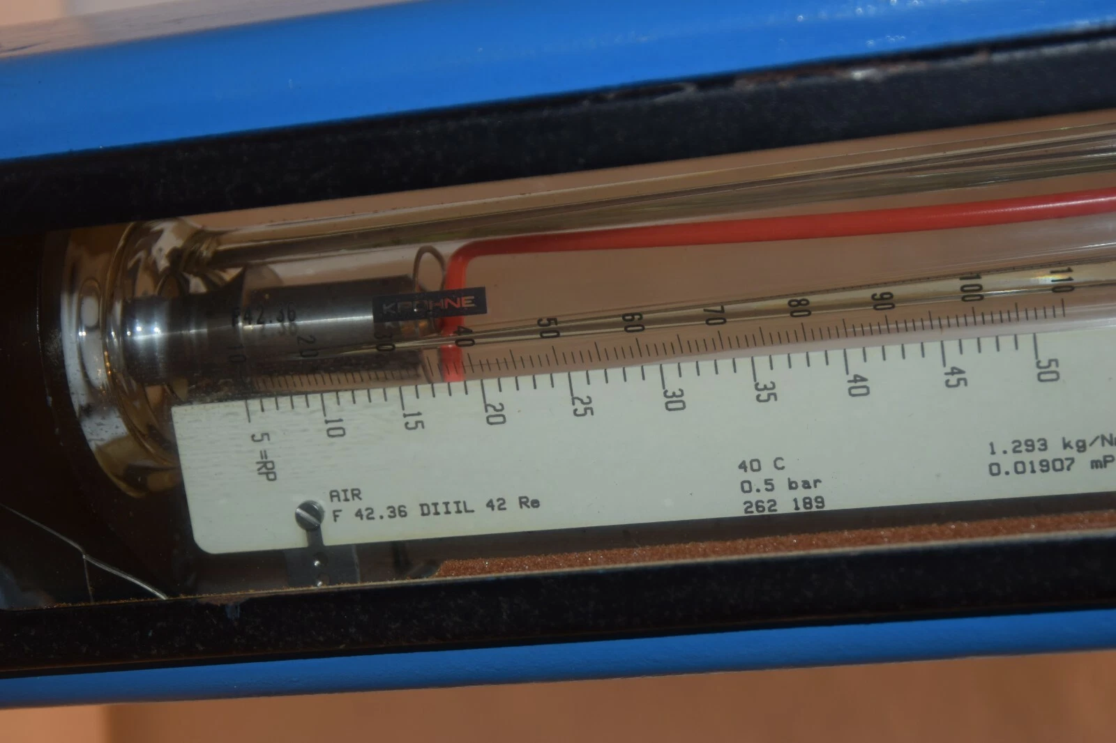 NEW KROHNE SCFM 1-3/4" PORT BLOCK STYLE INLINE FLOWMETER