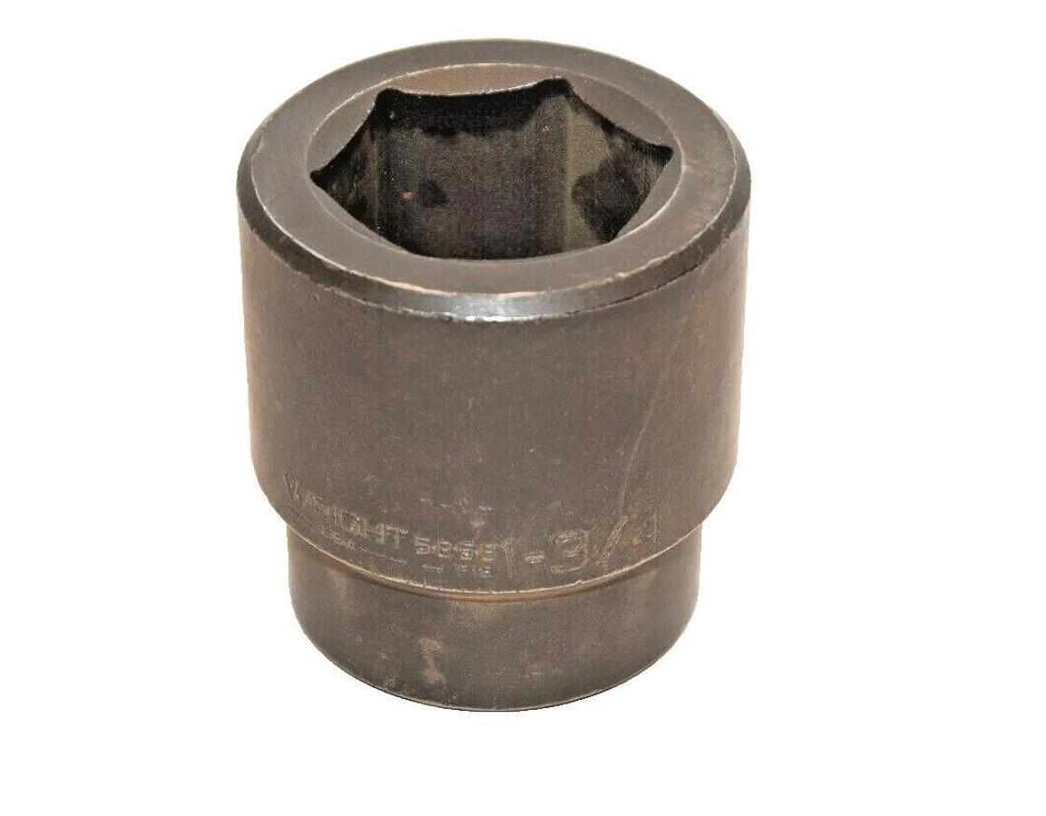 Used WRIGHT TOOL 6 Point Spline Drive Impact Socket 5856 1-3/4"