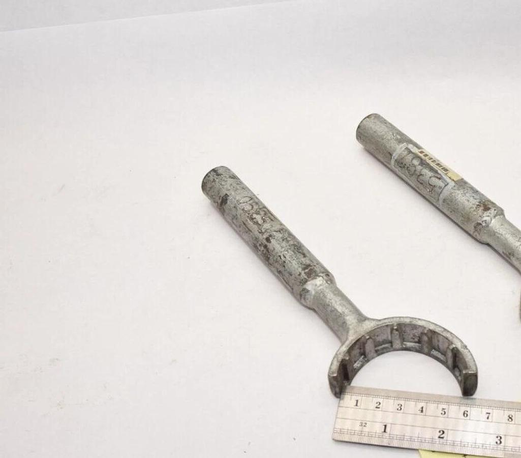 Used (Lot of 2) Barrel Nut Wrench Set Container Cap Seal Wrench