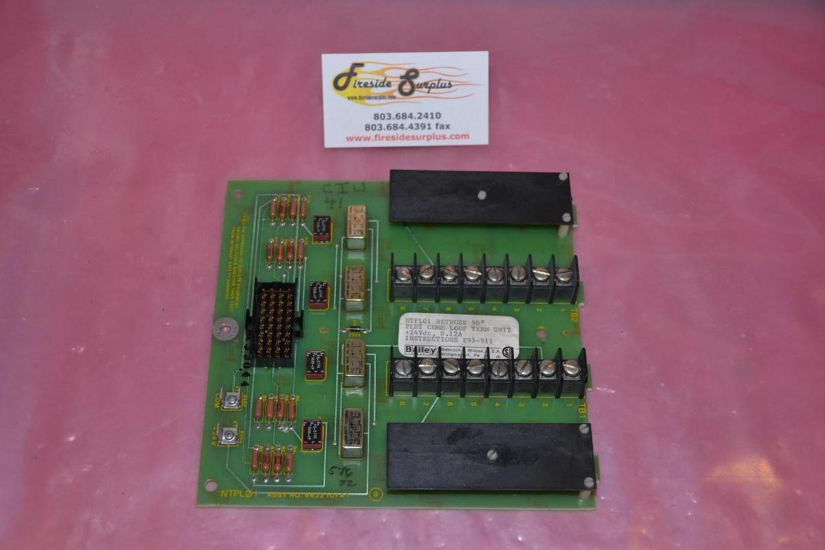 Used Bailey Network 90 Plnt Comm Loop Term NTPL01 E93-911