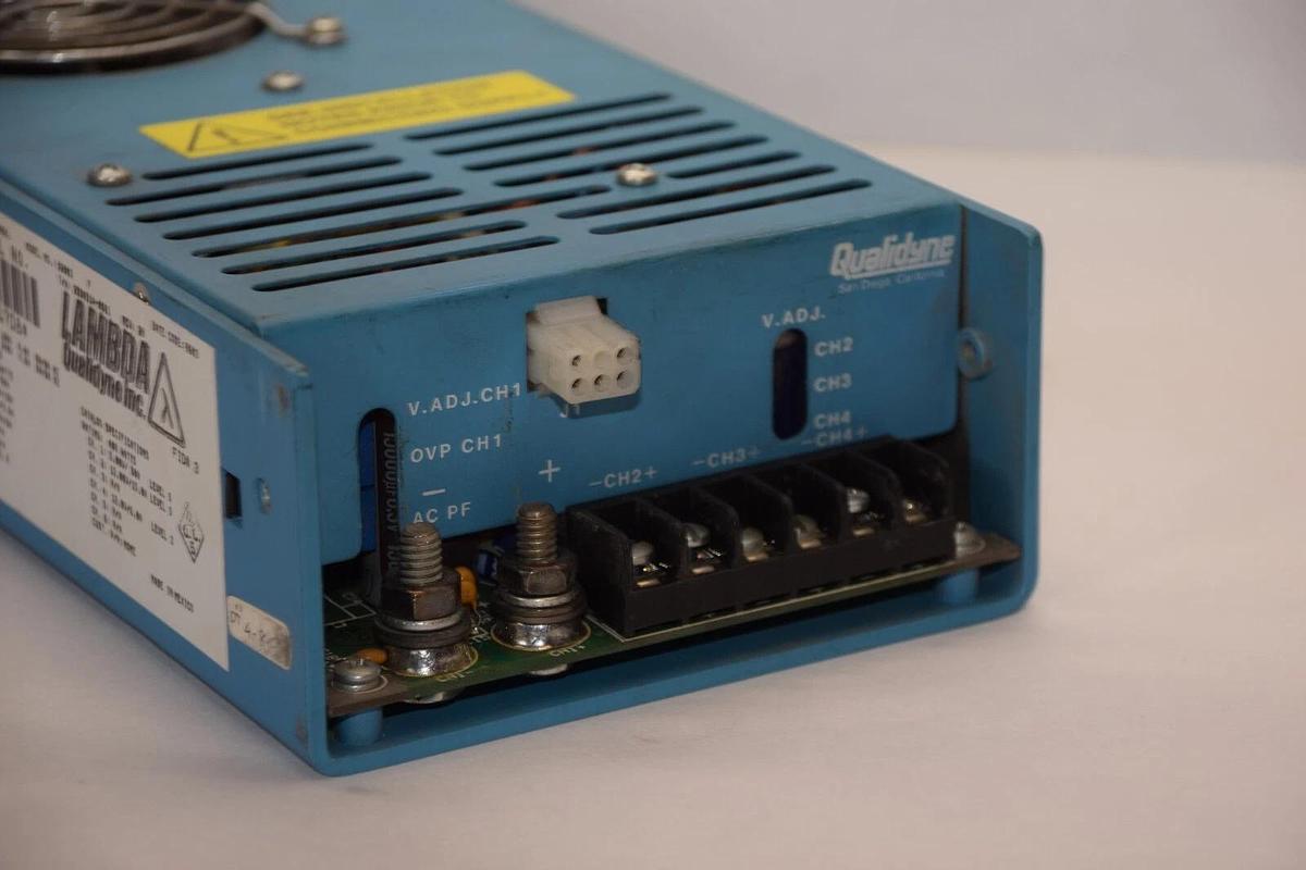 Used LAMBDA QUALIDYNE INC 2B3AB1A-0561 , 02003 120V 8.0A 50/60Hz 400w Power Supply