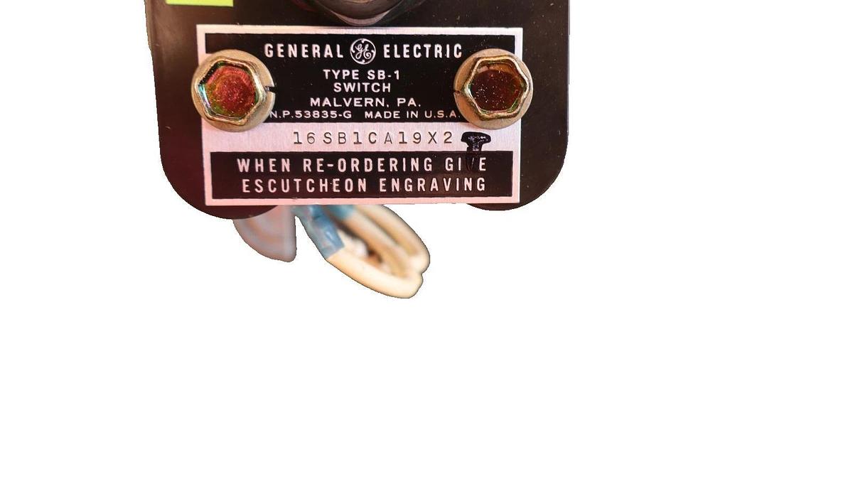 Used GE , General Electric 16SB1CA19X2 Type SB-1 Control Ammeter Switch