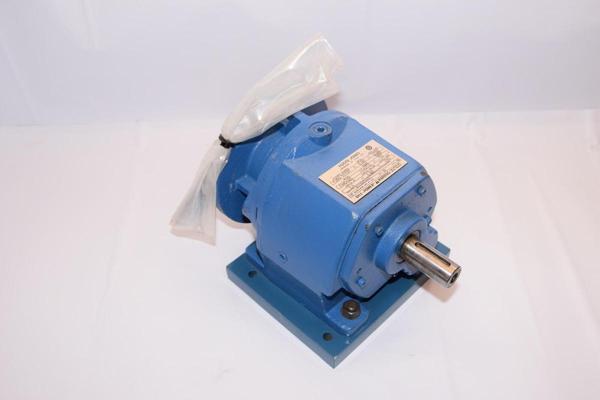 NEW FOOTE-JONES F14042E FJ50-10137 9.80 Ratio 3.0HP 173rpm Gearbox Speed Reducer
