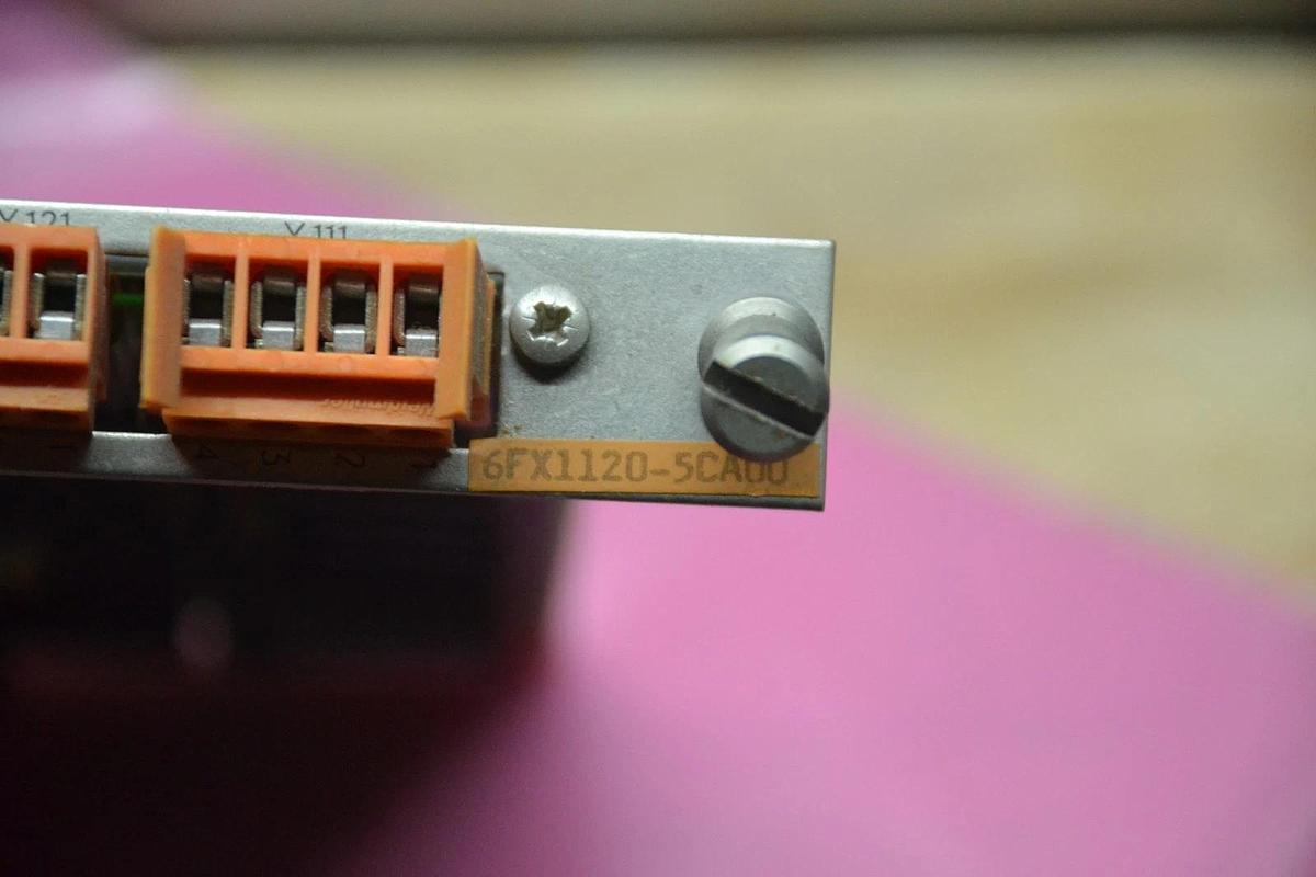 Used Siemens Card  6FX1120-5CA00 6FX1120-5CA00 *AS IS - READ*