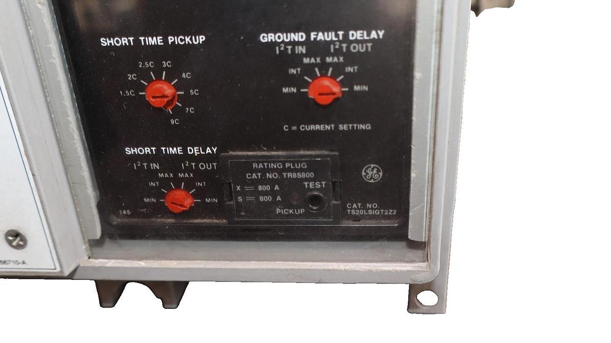 Refurbished GE General Electric Circuit Breaker Power Break 800A Amp TP88SSZE1 TR8S800