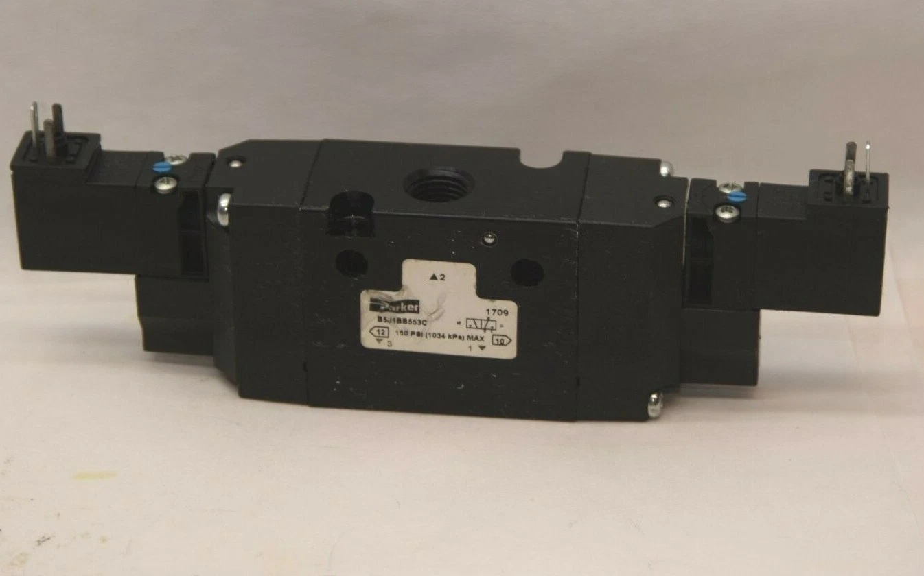 (NEW) PARKER B5J1BB553C 150psi P2E-KV31F 115/120V Coil Solenoid Valve