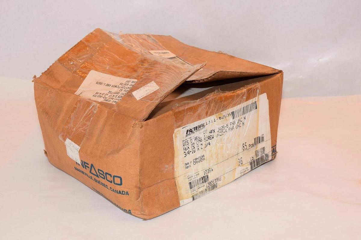 (NEW - Box of 60) FASTENAL HCS 3/4-10 x 2-3/4 P5 Grade 5 Hex HD Cap Screw J429-5