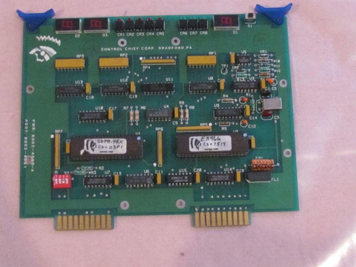 Used CONTROL CHIEF CORP BOARD CARD 8002-4000-A 8002-4001