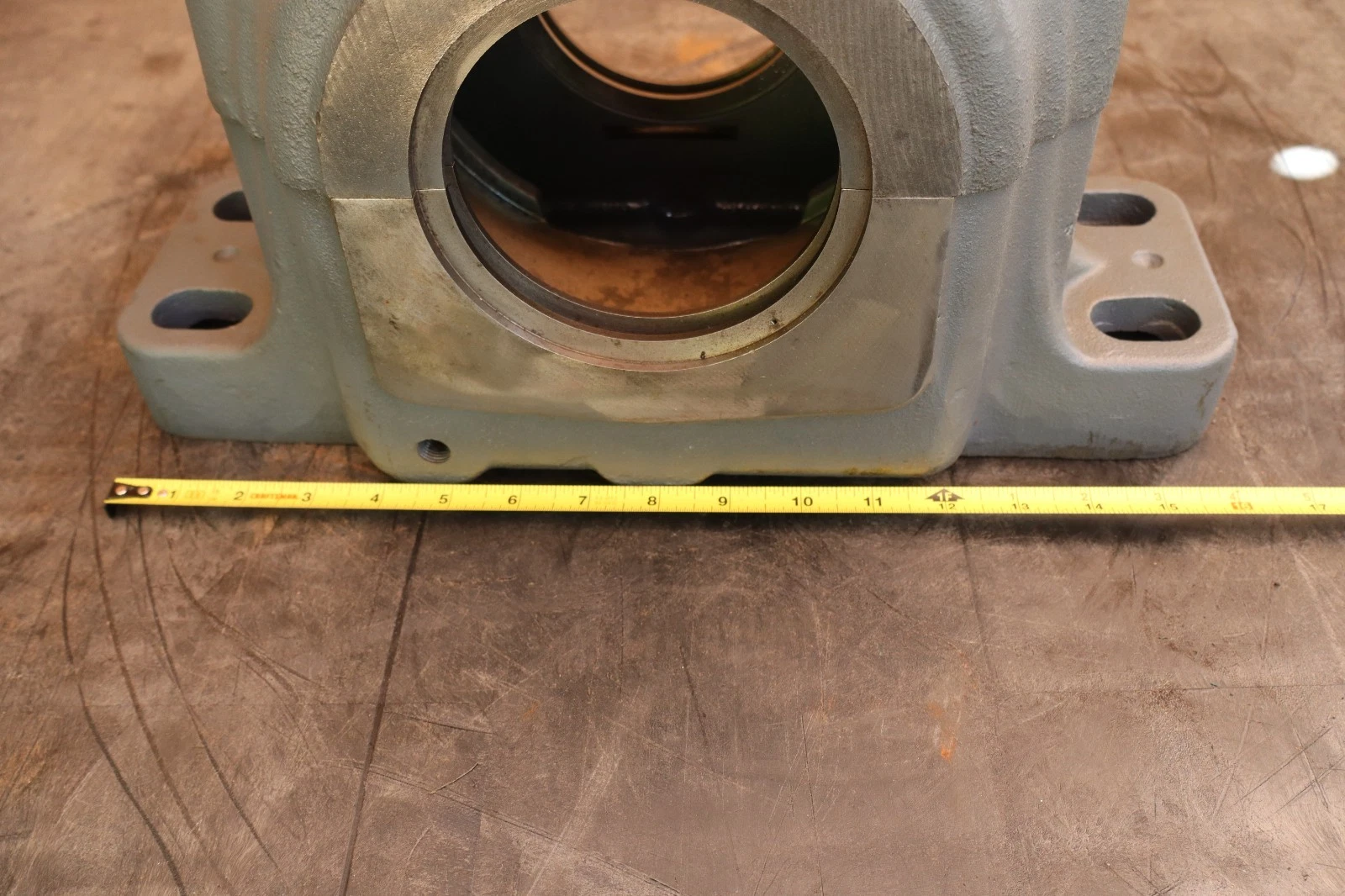 Refurbished Link-Belt Pillow Block HOUSING 4-Bolt 4-9/16" 4 9/16" Cast Iron (Refurbished)