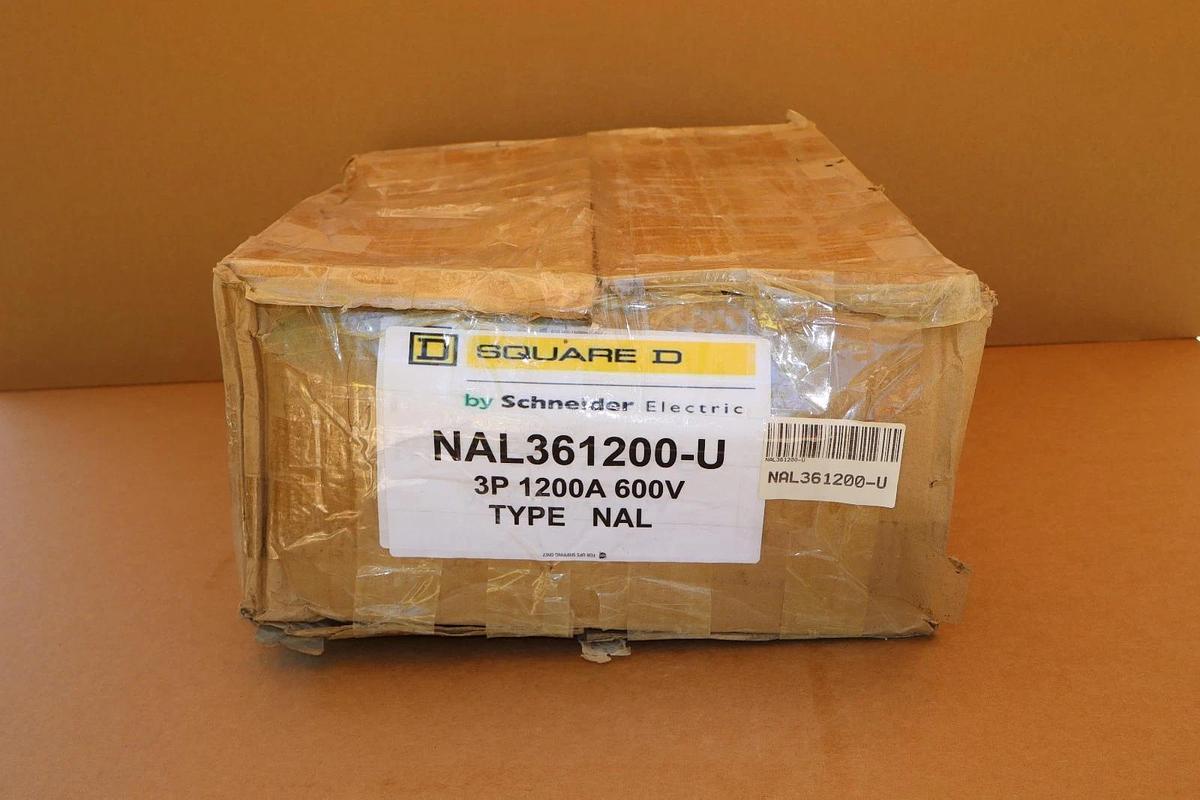 Used Square D Ciruit Breaker 1200A NAL361200 1200 Amp Ser 1 600v
