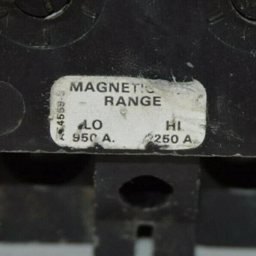 Used AMERICAN Type NFJ MG-8704 225A 480Vac 3 Pole Circuit Breaker