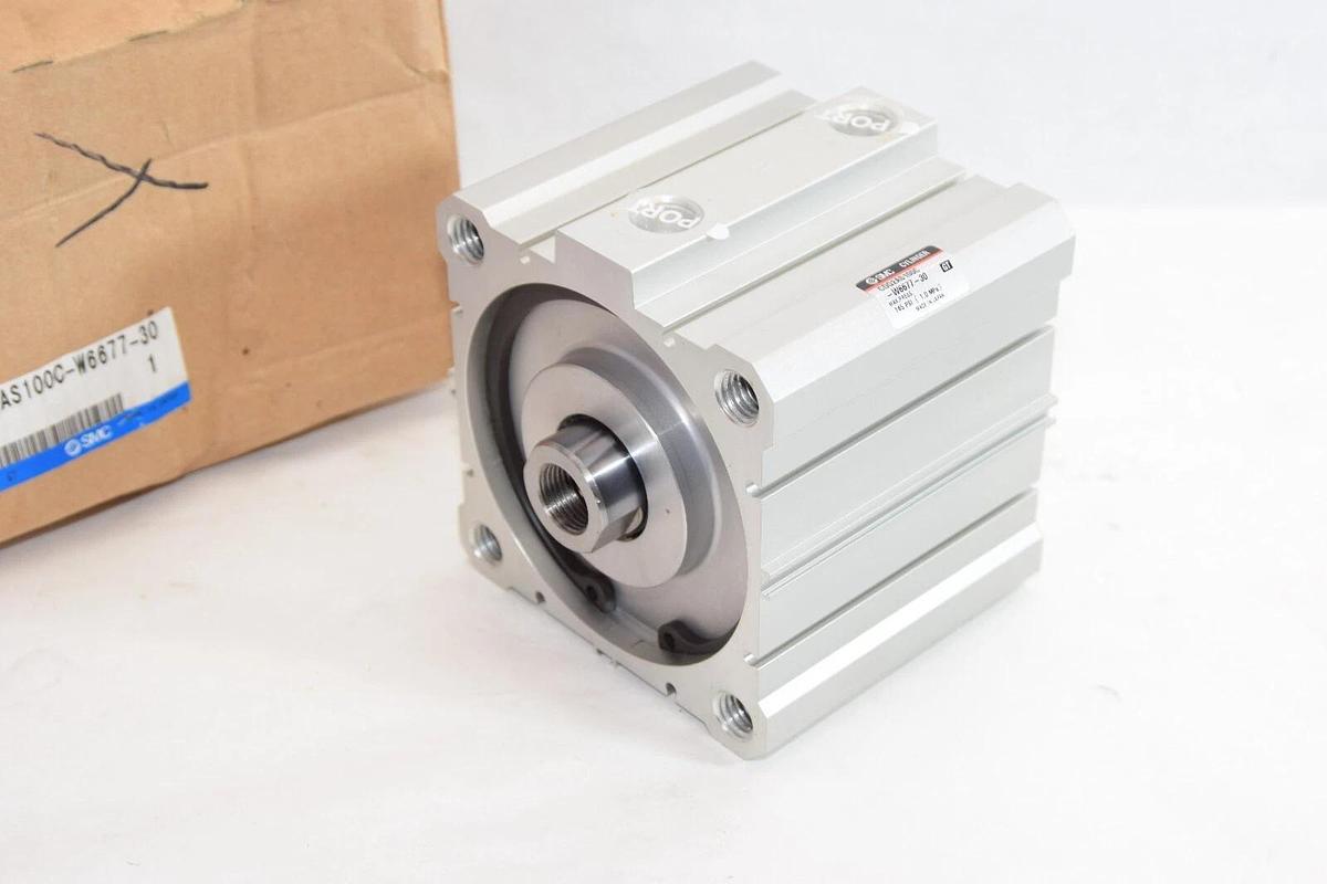 (NEW) SMC CDQ2AS100C-W6677-30 Double Acting Pneumatic Cylinder