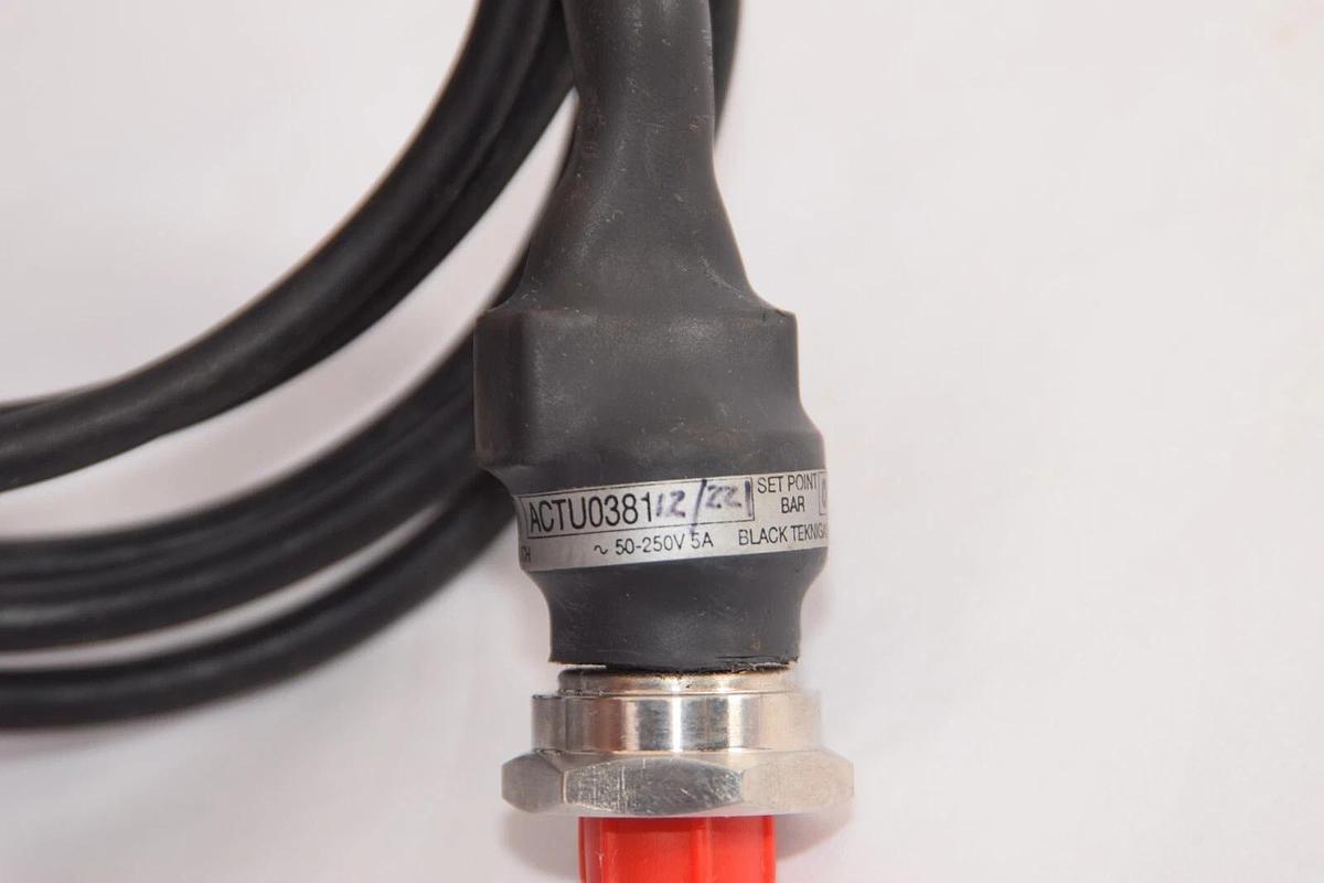 (NEW) BLACK TEKNIGAS ACTU038112/22 Pressure Switch