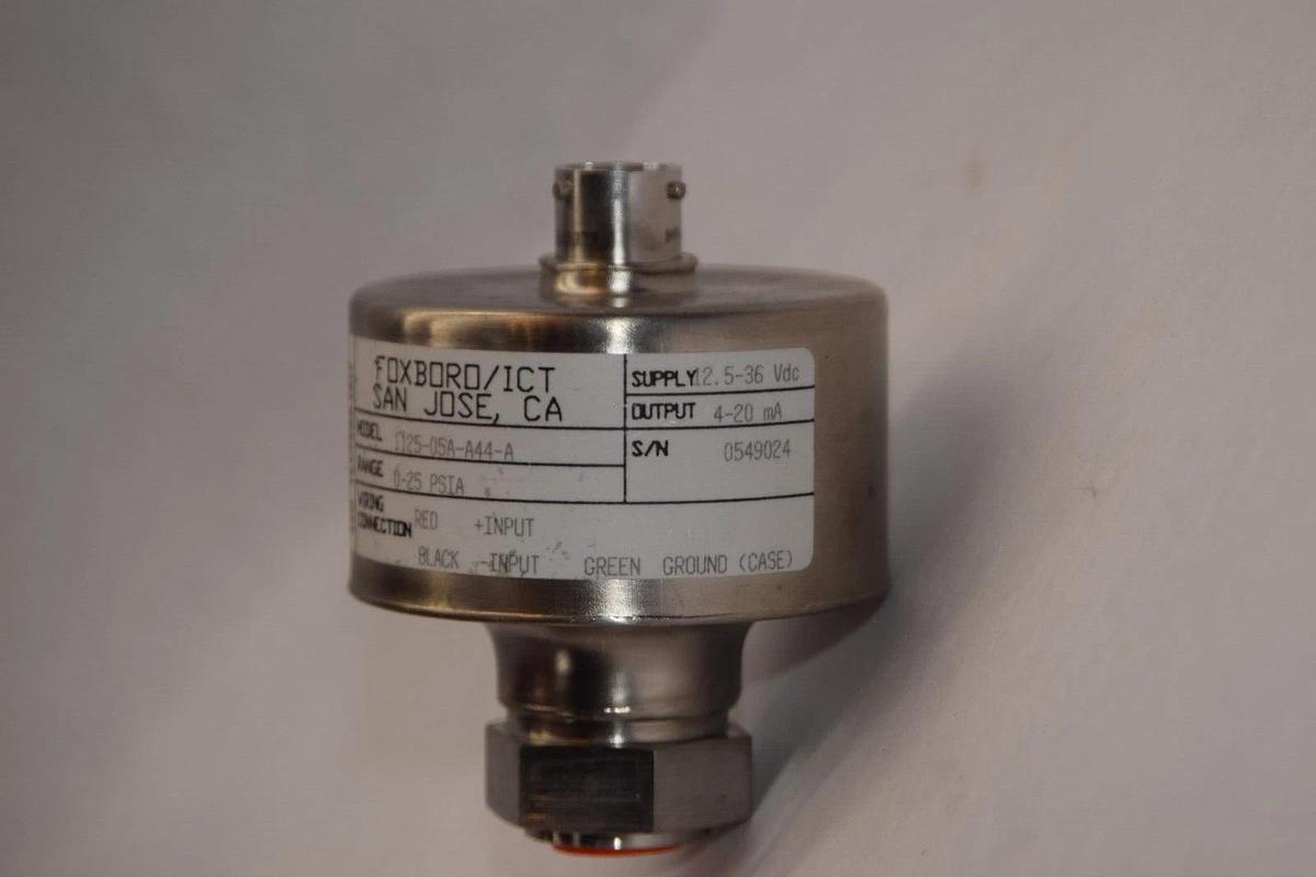 (NEW) FOXBORO 1125-05A-A44-A 0-25psia Transducer